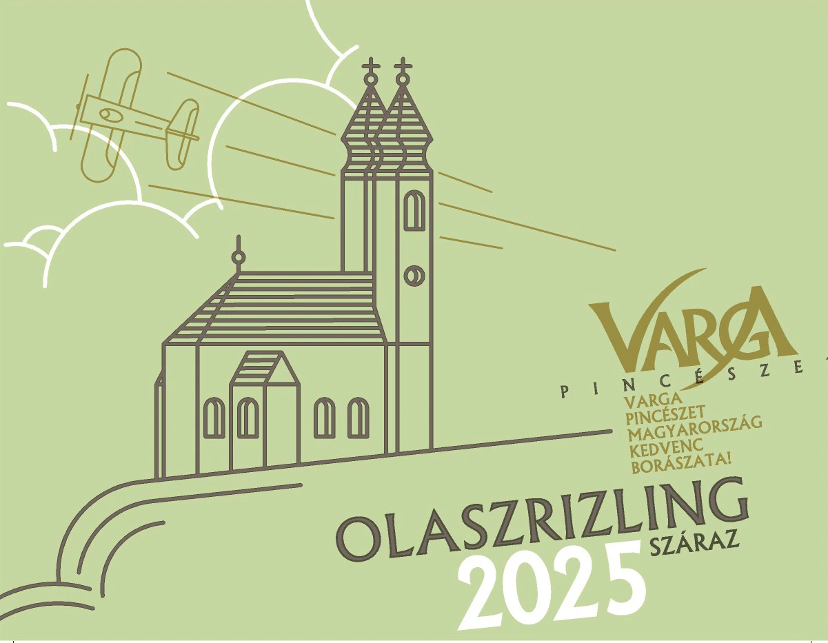 Varga Olaszrizling régi címke