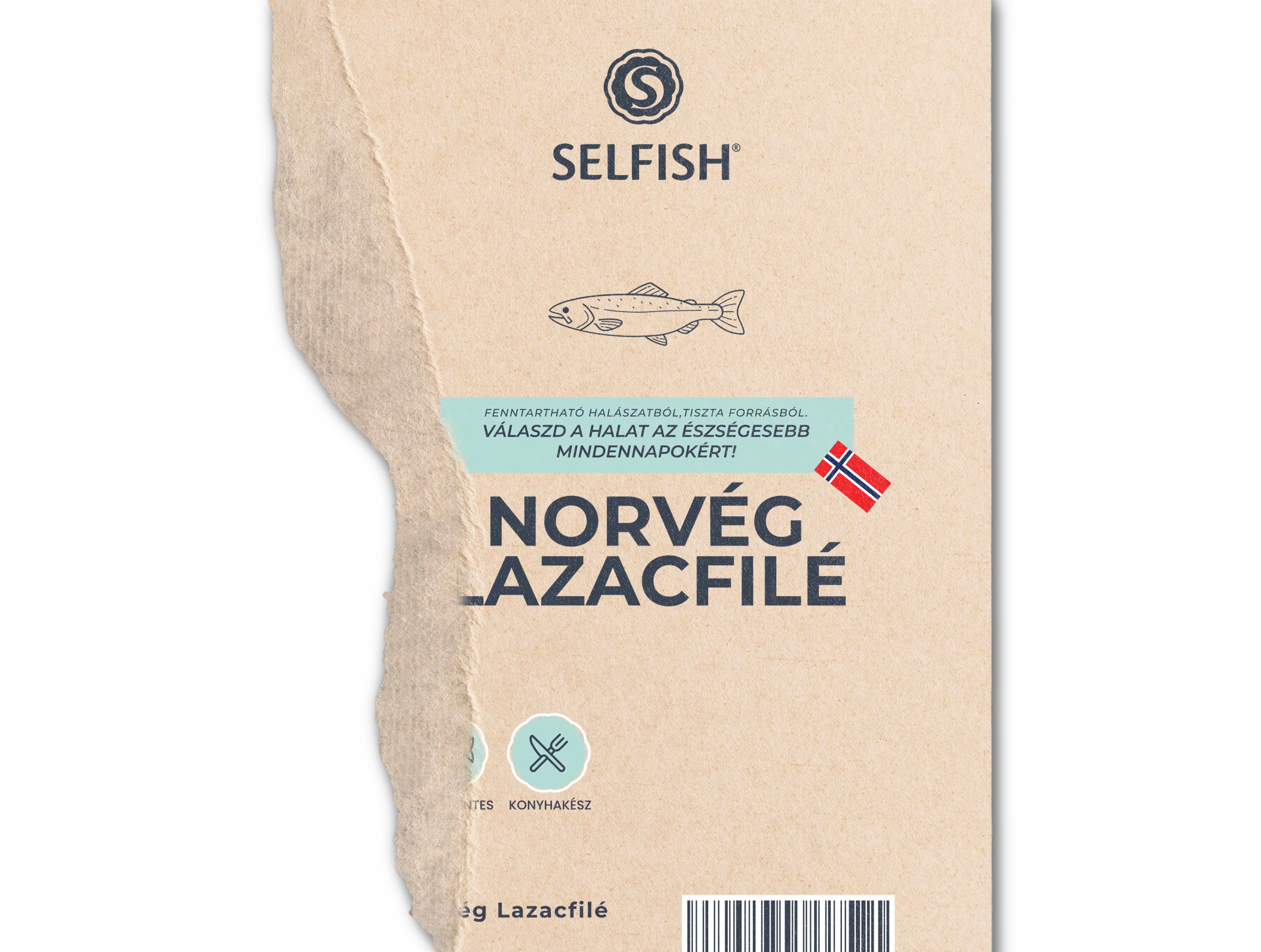 Selfish fenntartható tengeri termékcsomagolás